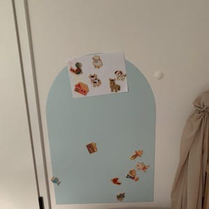 Customer photo review of Magnetwand für Kinder (95x60 cm)