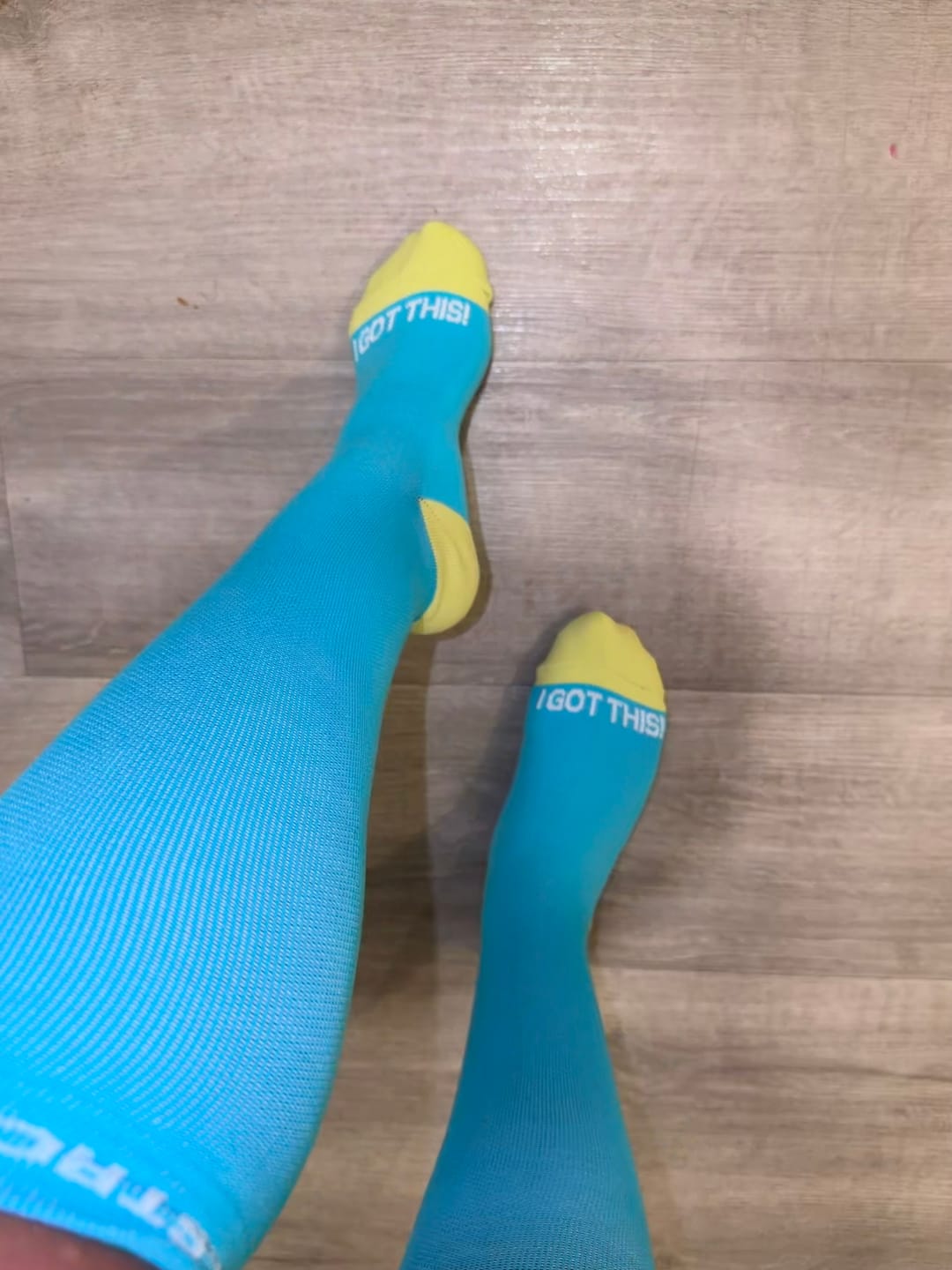 Customer photo review of NurseStrong Performance Compression Socks