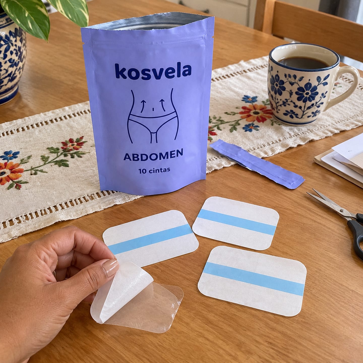Customer photo review of Kosvela · Cinta tensora invisible para el abdomen (pack de 10)