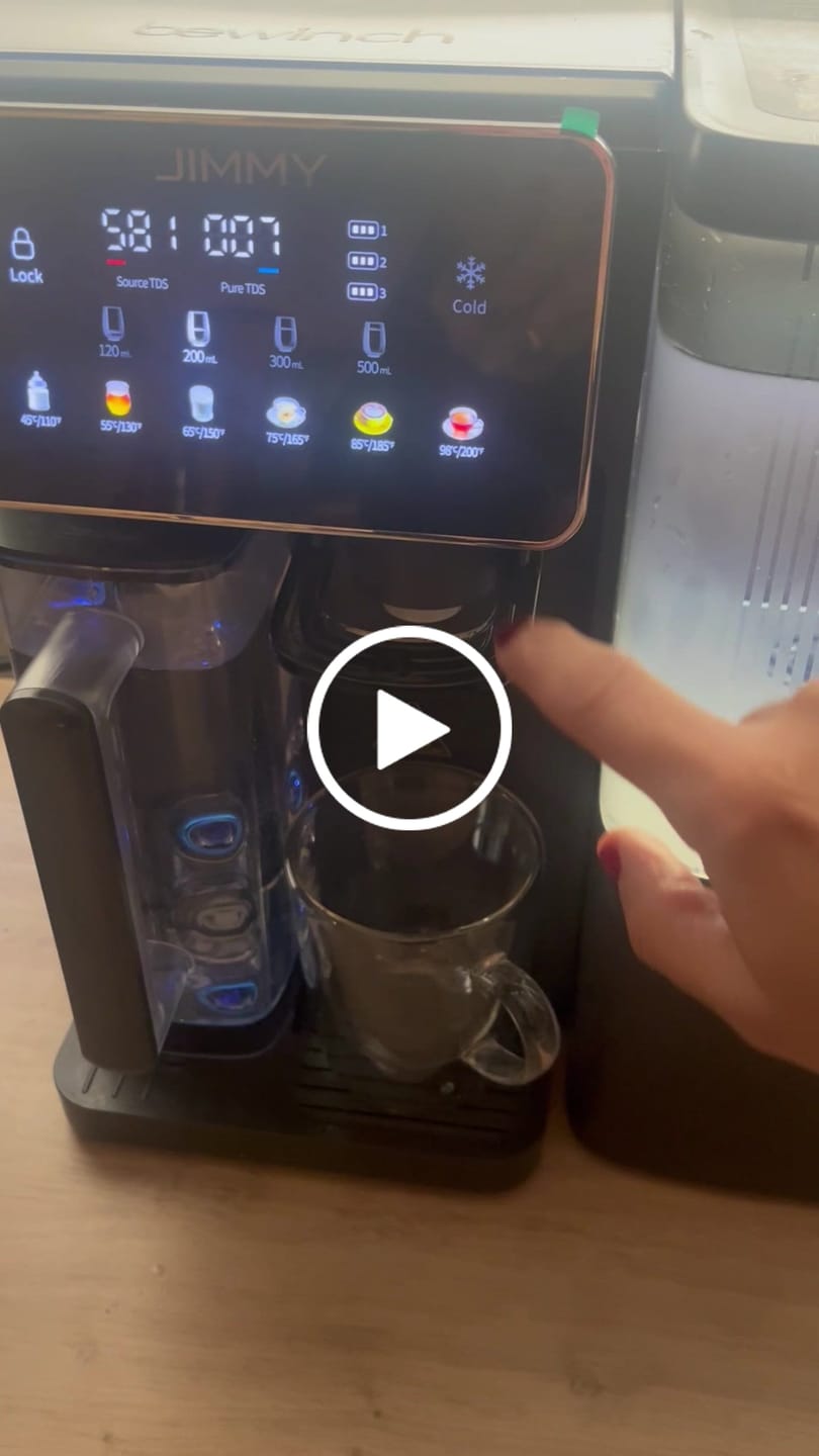 Customer video review of R9 Pro Smart Countertop Reverse Osmosis Water Purifier
