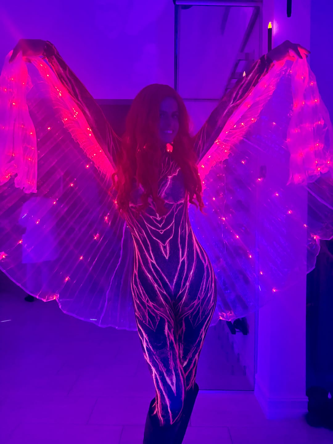 Customer photo review of Lava Burst Costume