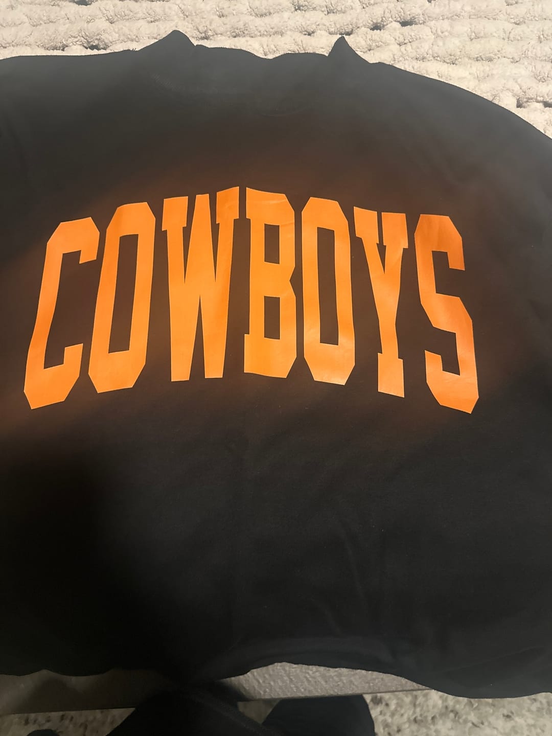 Customer photo review of Custom College Print Team Name Stand-up Collar Polka Dot Sweatshirt | Sports Gifts | Game Day Wear