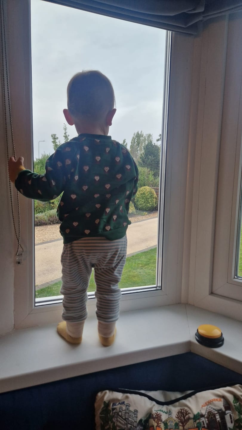 Customer photo review of Lightning Raglan Sweatshirt
