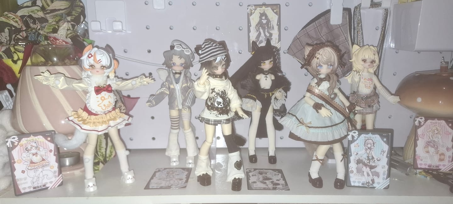 Customer photo review of MEOW 3 Series 1/8 Action Figure BJD Blind Box