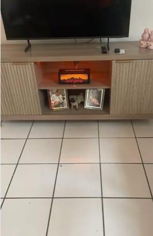 Customer photo review of Luftfuktare med brasa-effekt för mysig jul
