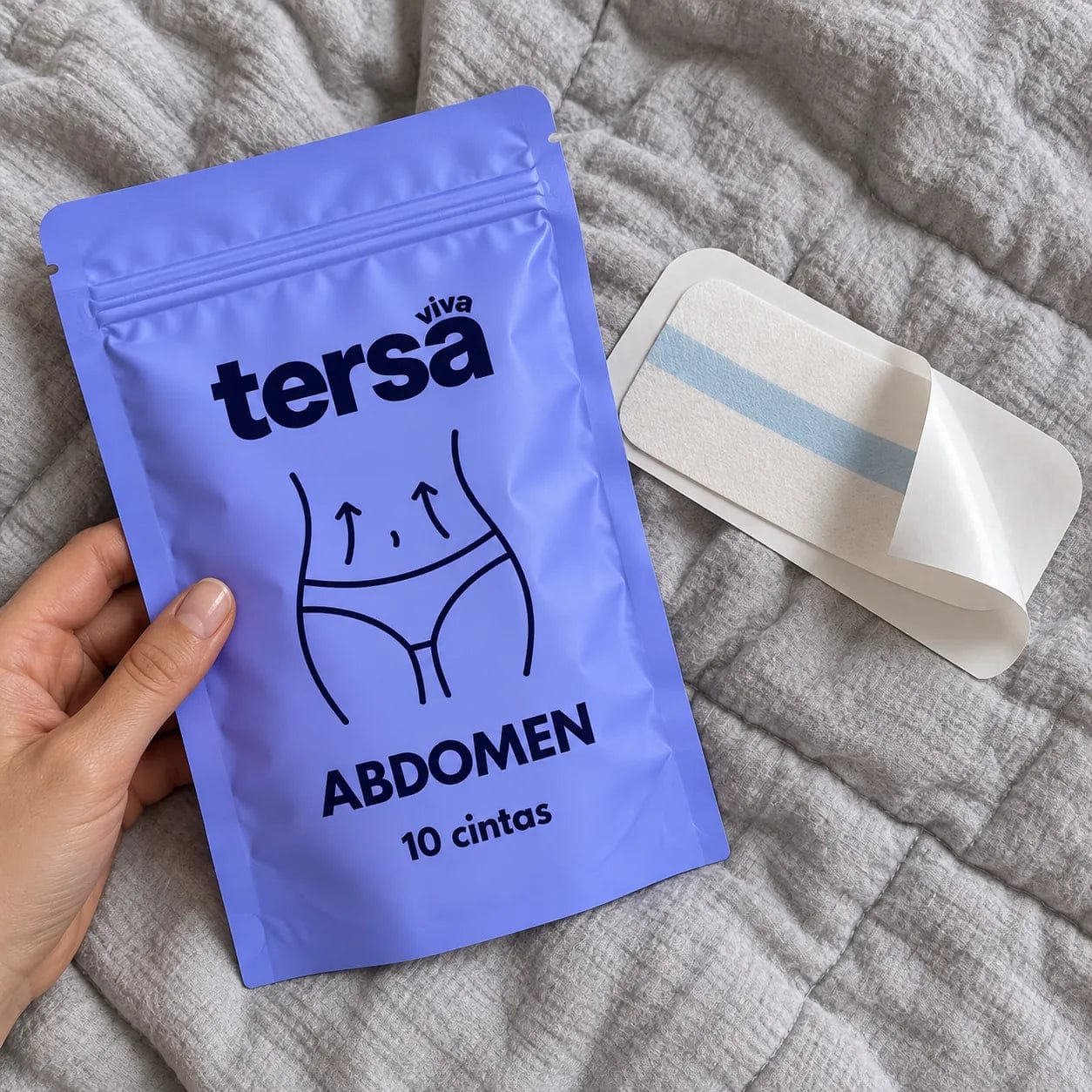 Customer photo review of Tersaviva · Cintas lifting para el abdomen (10 cintas)