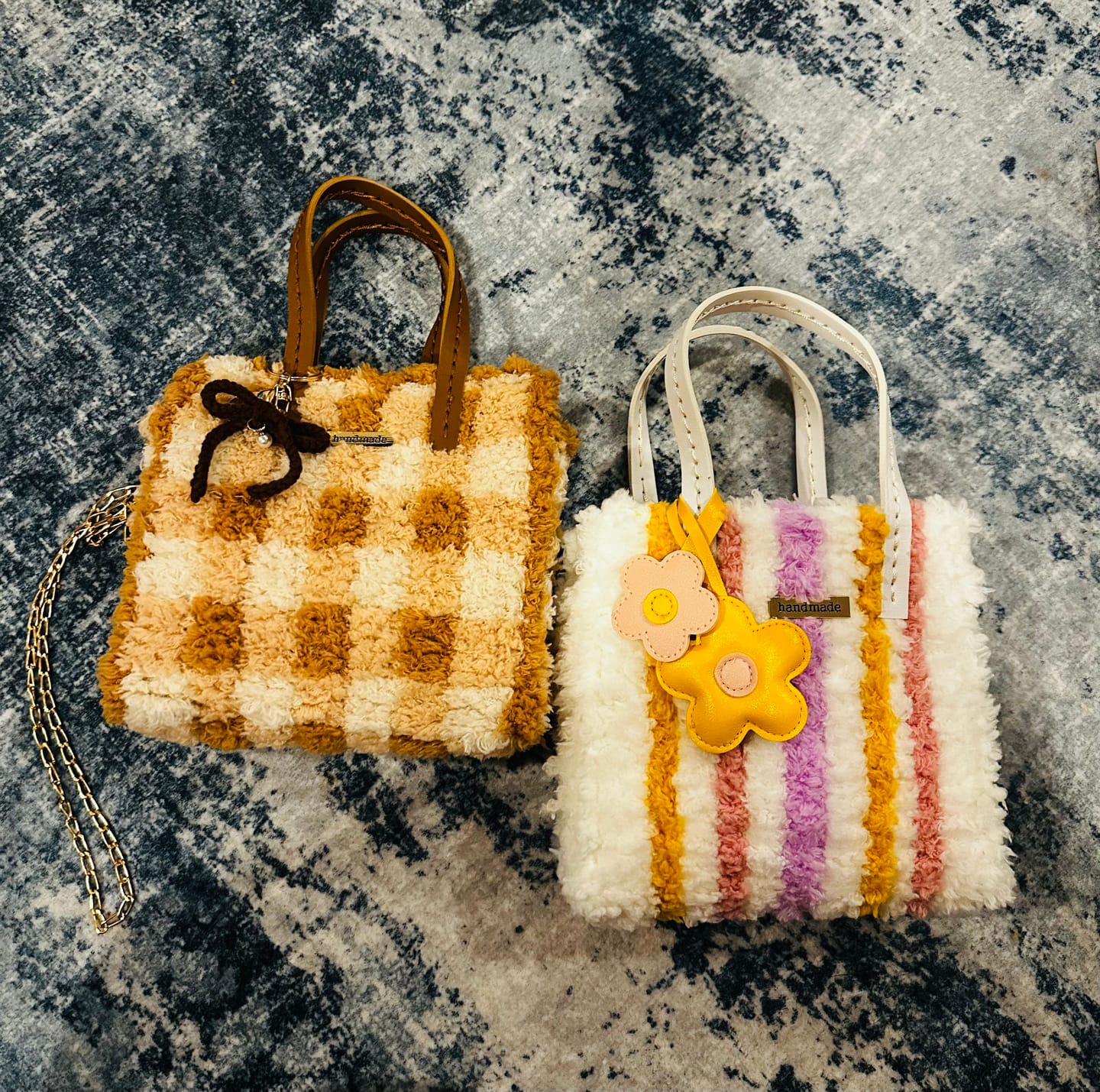 Customer photo review of CHOCOLATE GINGHAM - Woven Tote Bag Kit