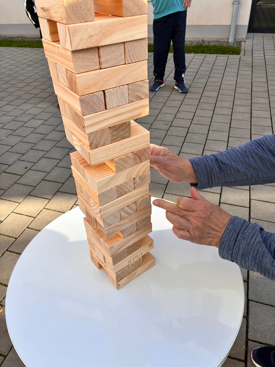 Customer photo review of XXL Stapelturm - FSC-Holz, bis 200 cm