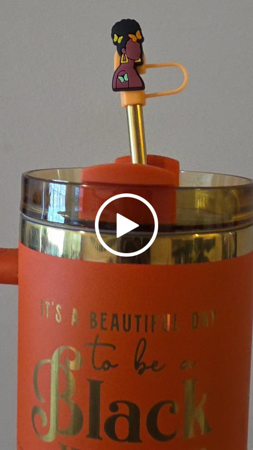 Customer video review of "Orange Oasis" 40oz FlowSip™ Insulated Tumbler