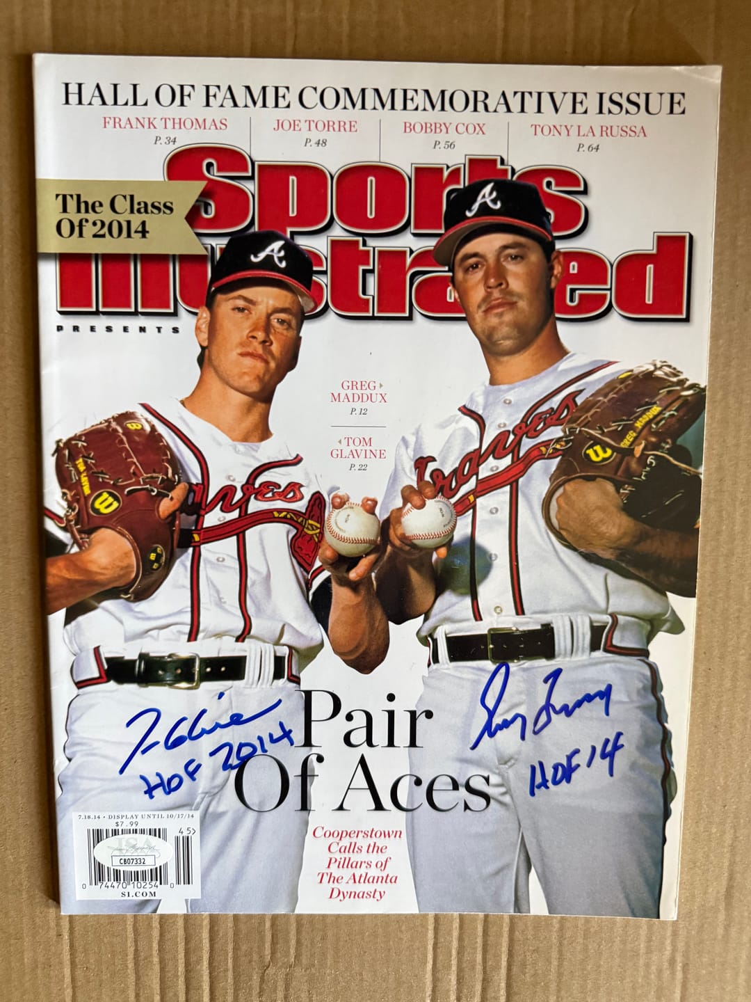 Customer photo review of Greg  Maddux Autograph Signing
