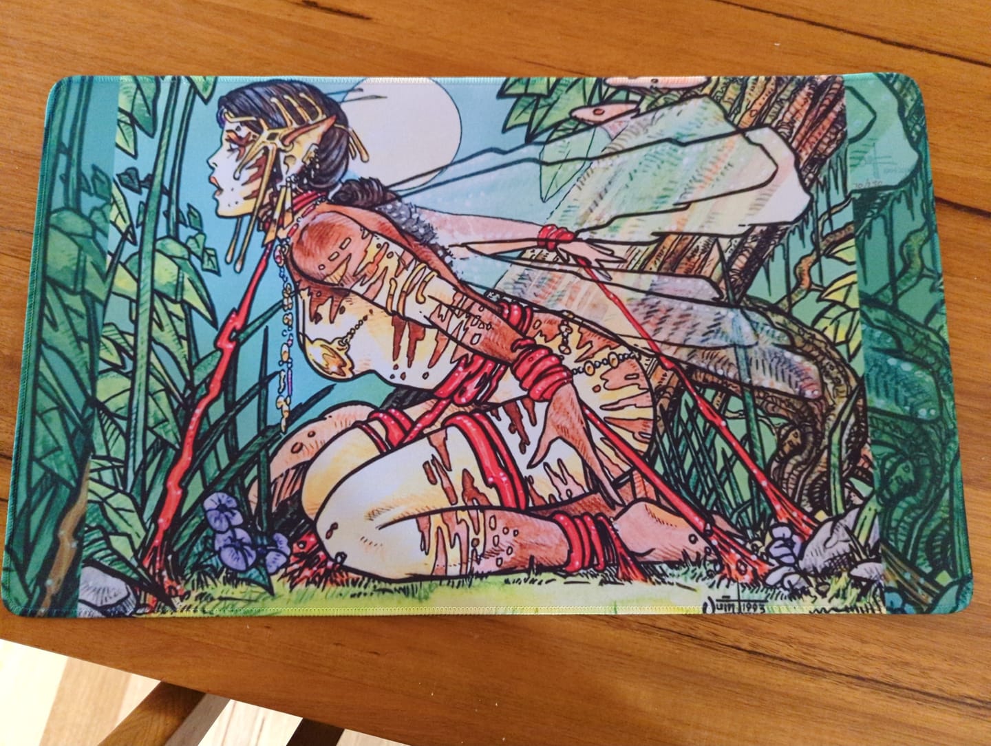 Customer photo review of Custom TCG Playmat - Single Player (600mm x 350mm)