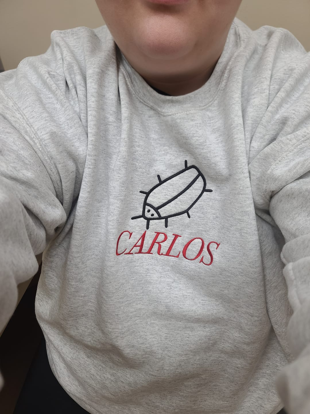Customer photo review of GAY (Embroidered) Unisex Sweatshirt