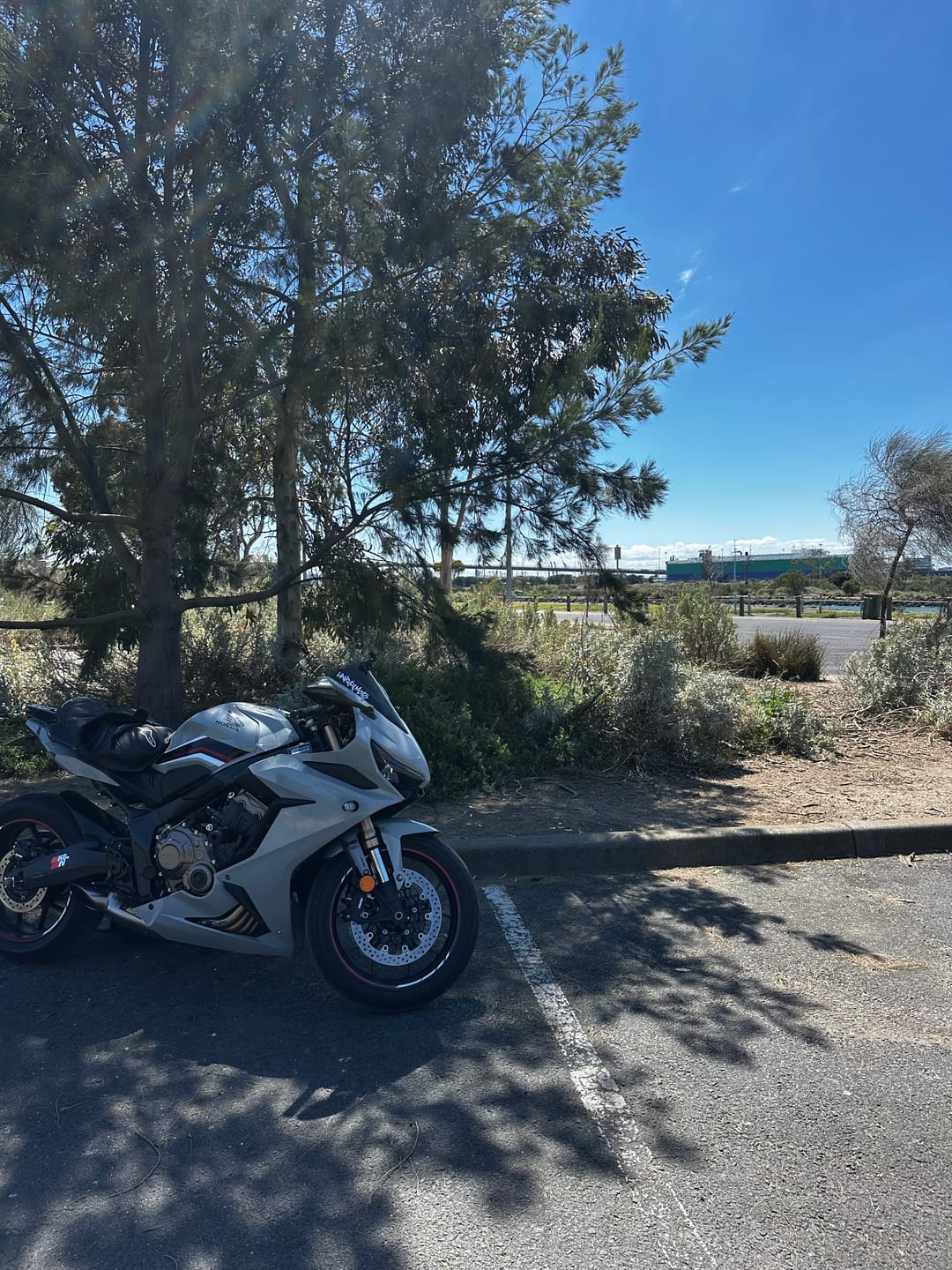 Customer photo review of EVOS Short Levers for Honda CBR650R, CB650R & CB650F