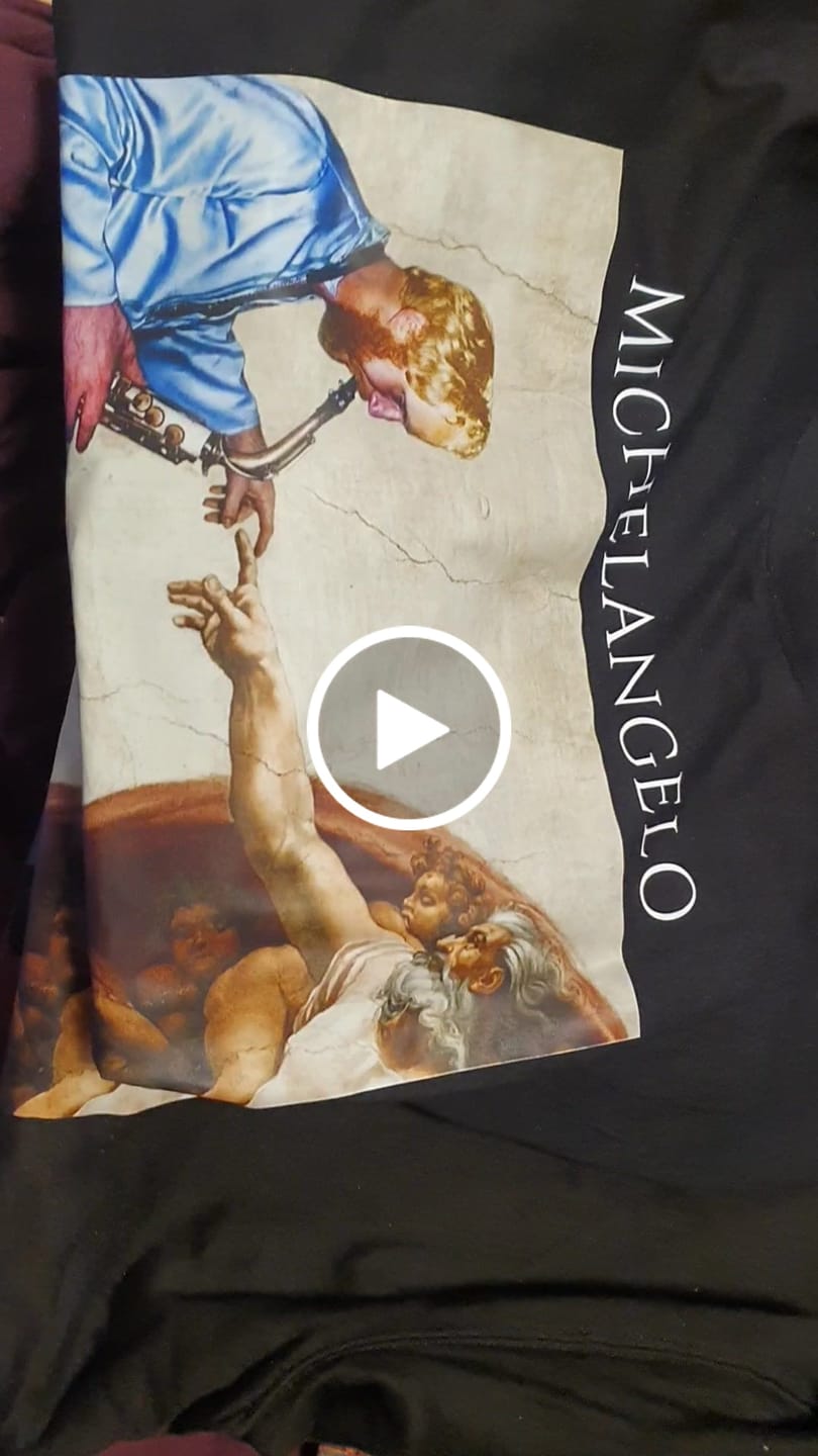 Customer video review of Michelangelo Premium T-Shirt mit Hundename & Foto