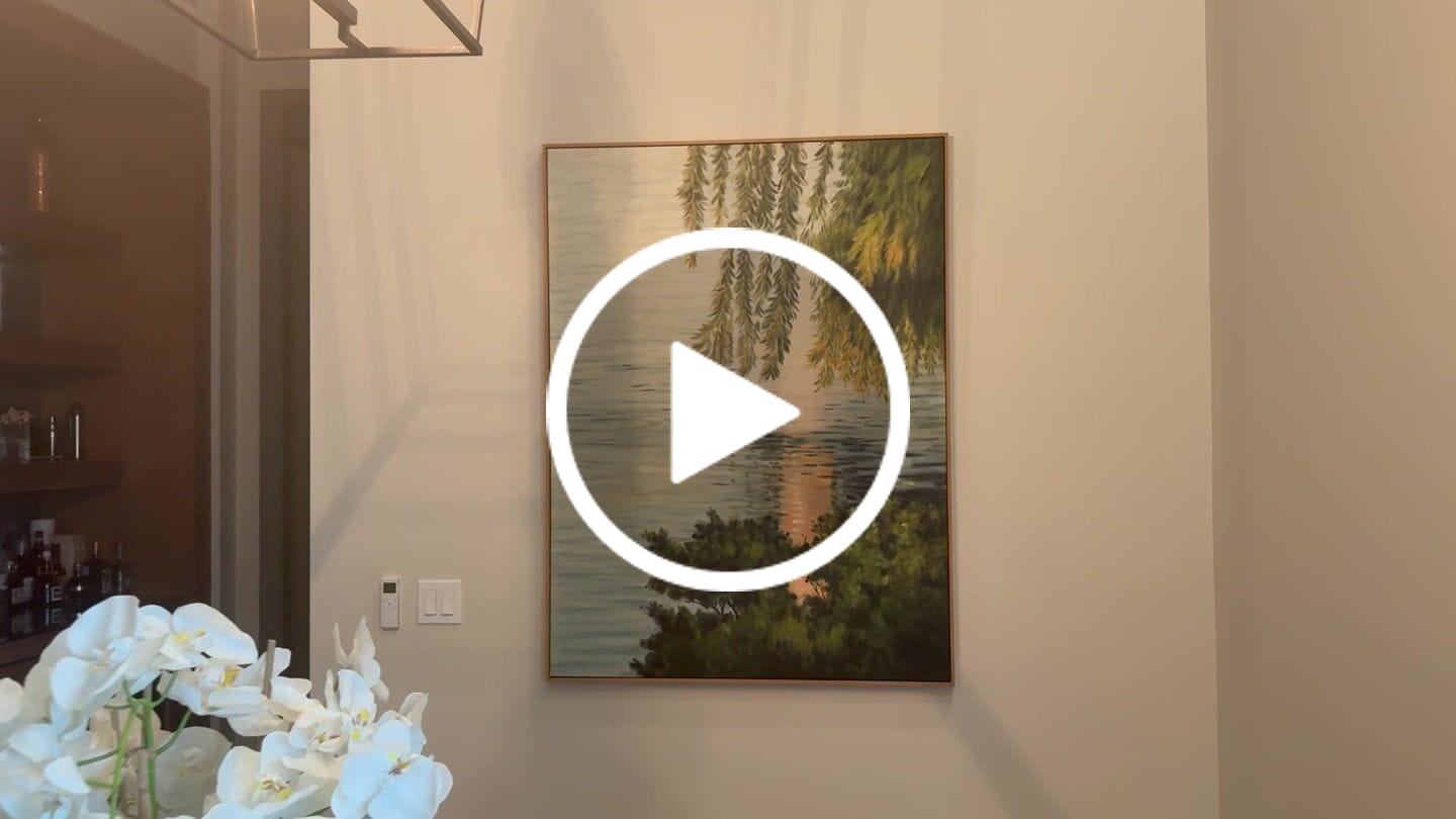 Customer video review of Landscape Canvas Art #LCA006