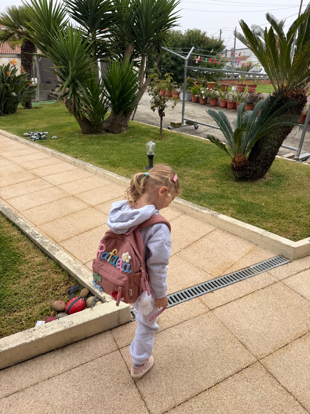 Customer photo review of K&C - Personalized Knitted Backpack