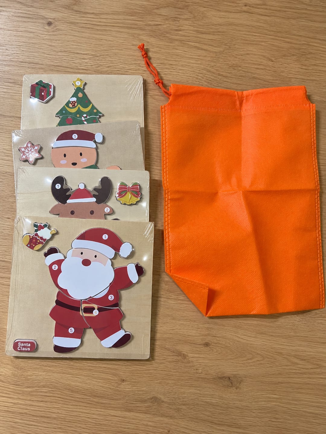 Customer photo review of Marvin's Christmas Puzzle Set