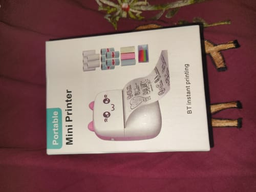Customer photo review of PP03 Color Mini Photo Printer | MT53 Pocket Photo Color Printer
