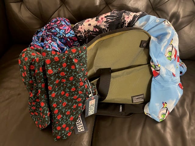 Customer photo review of Olive – Garment Duffel