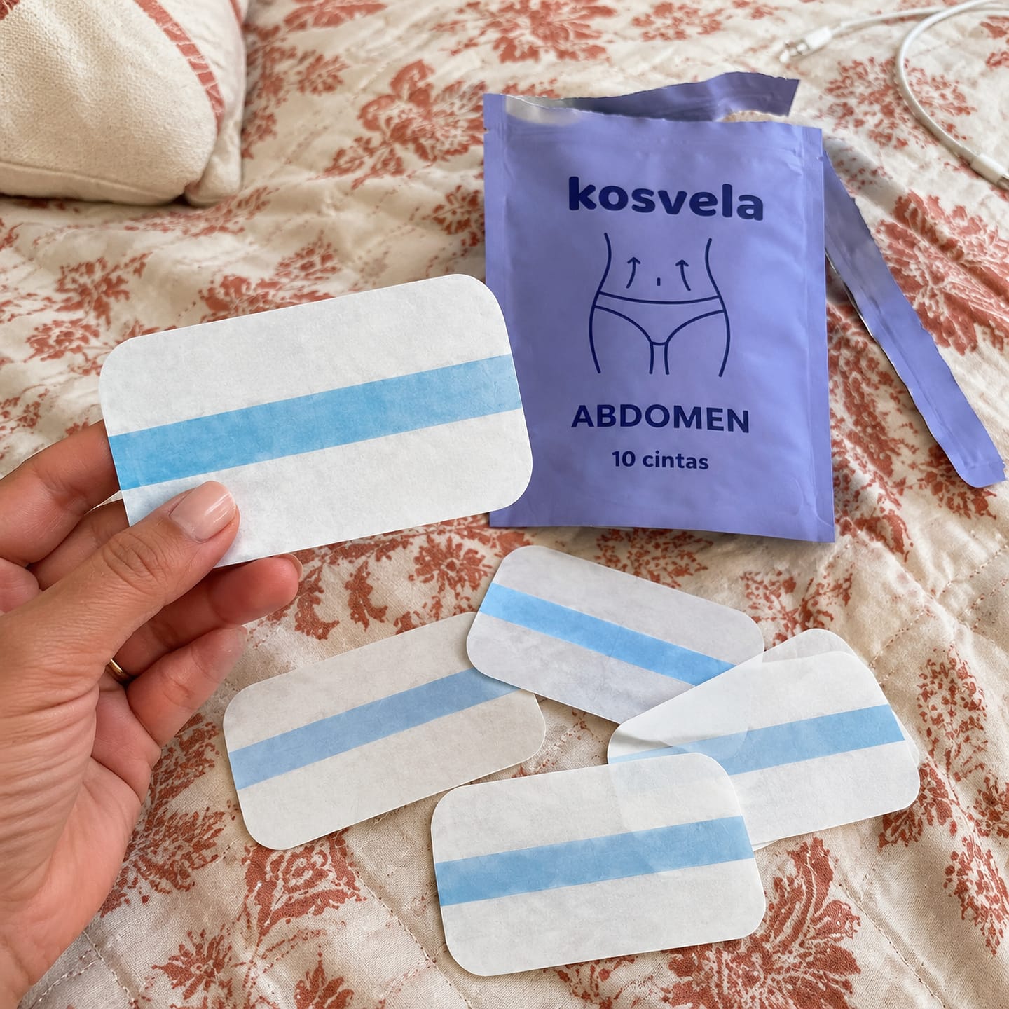 Customer photo review of Kosvela · Cinta tensora invisible para el abdomen (pack de 10)