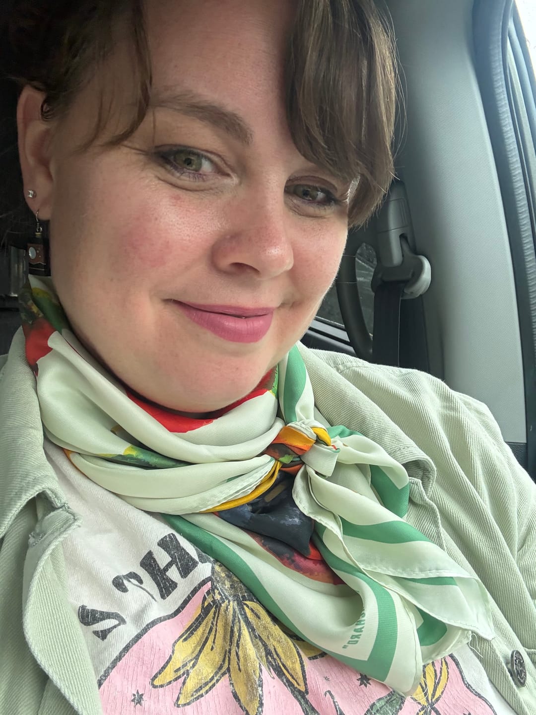Customer photo review of Orchard Silky Scarf