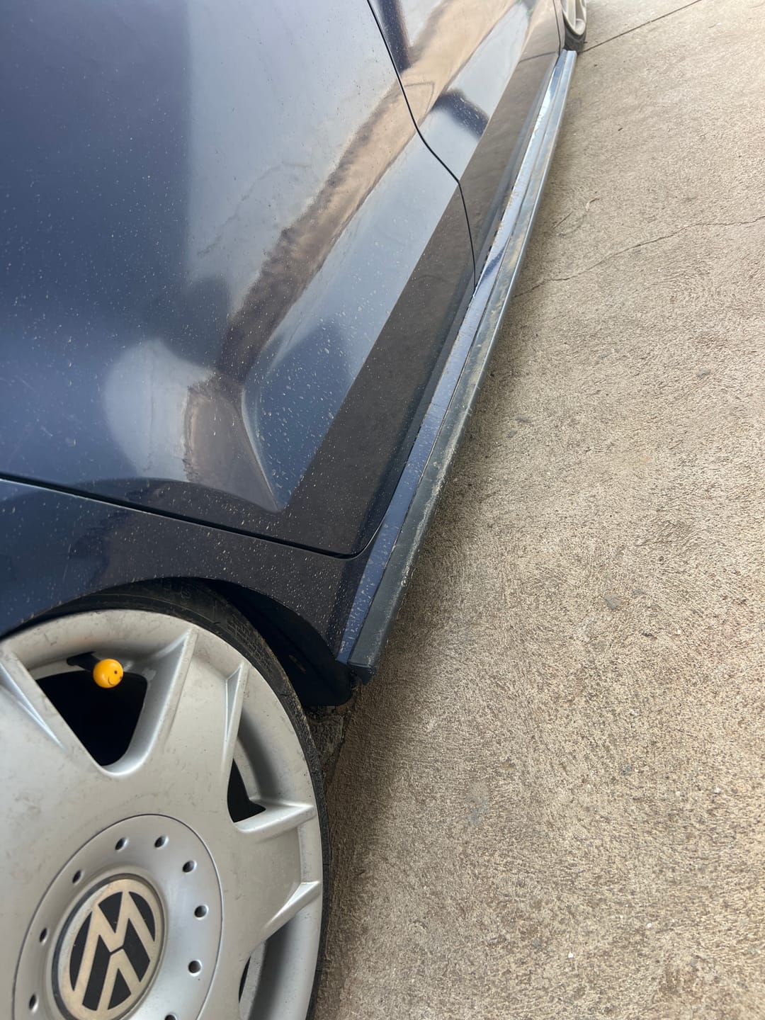 Customer photo review of Vw Polo 6 Gti Style Side Skirts