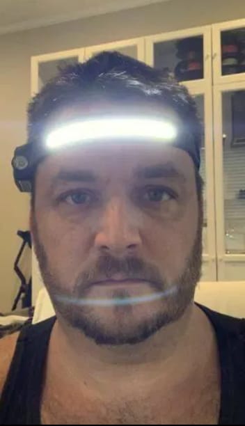 Customer photo review of Linterna Frontal Voltux™