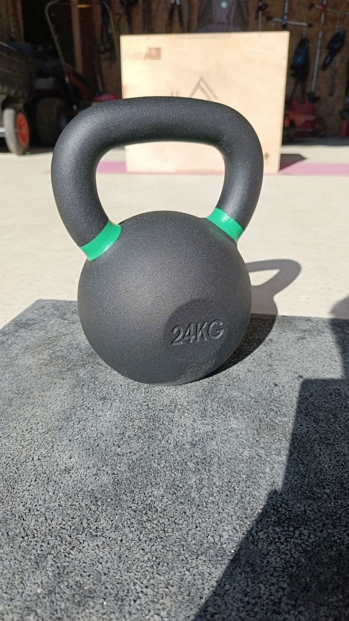 Customer photo review of Strength Shop Cast Iron Kettlebells - 4-64KG