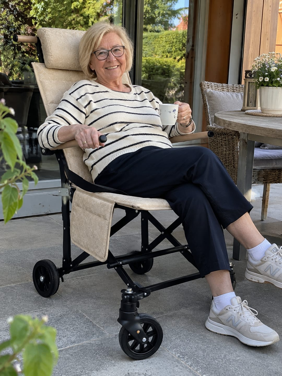 Customer photo review of Faltbarer, bequemer Stuhl