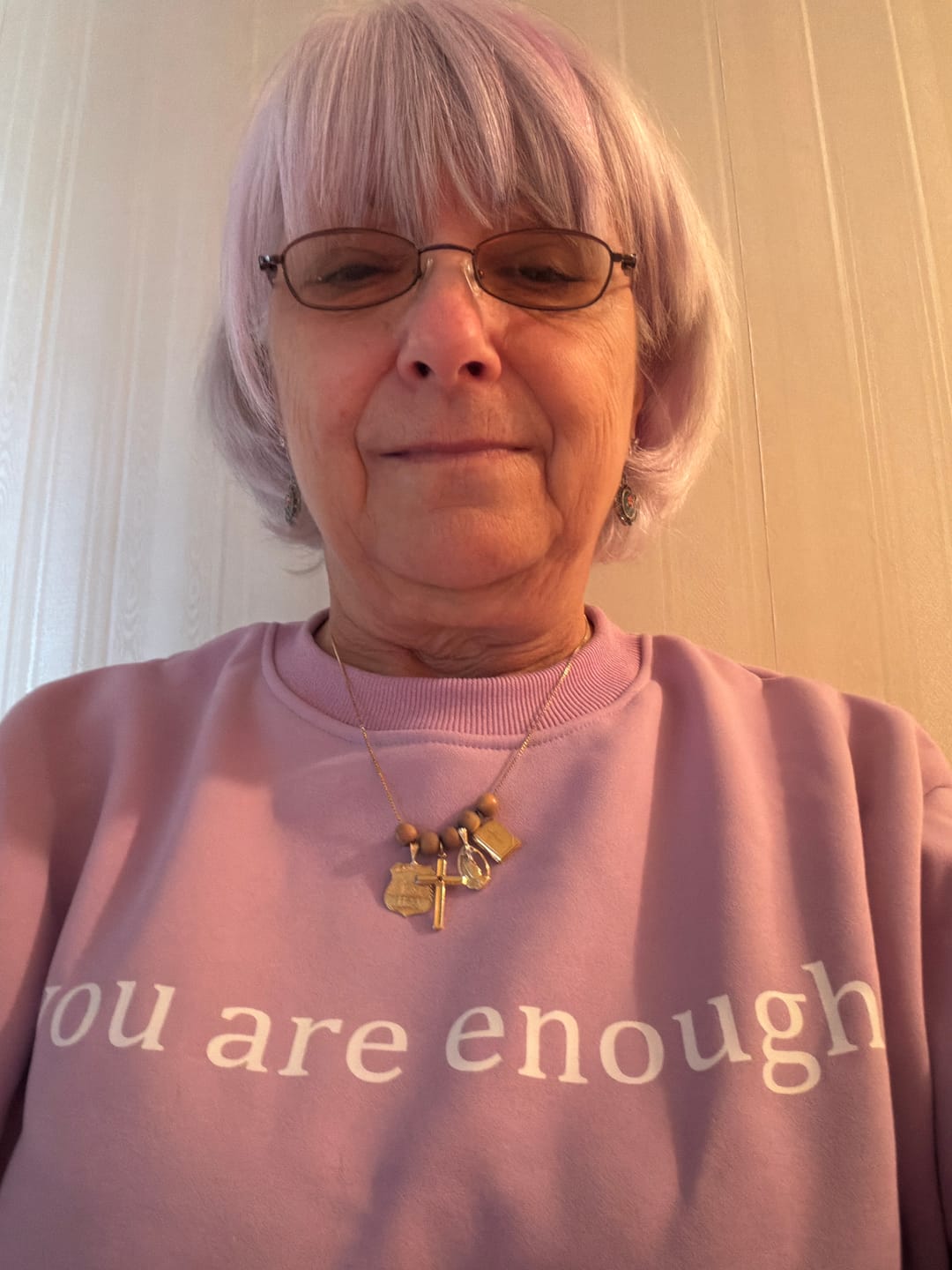 Customer photo review of The Original 'Dear Person Behind Me' Hoodie