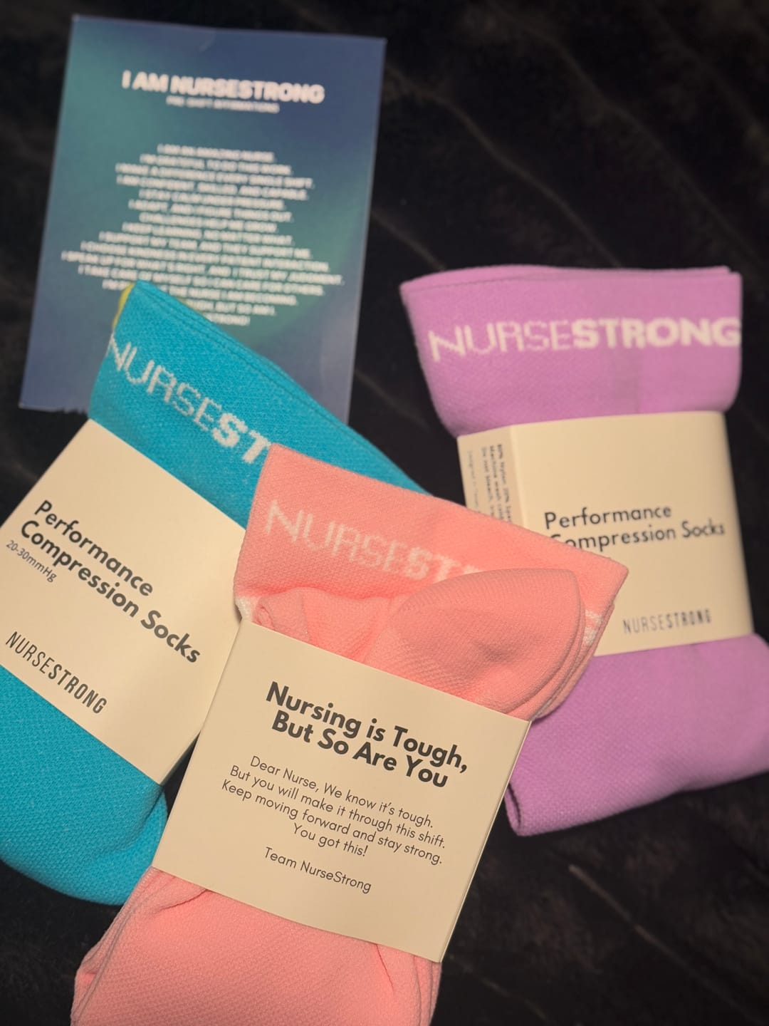 Customer photo review of NurseStrong Performance Compression Socks