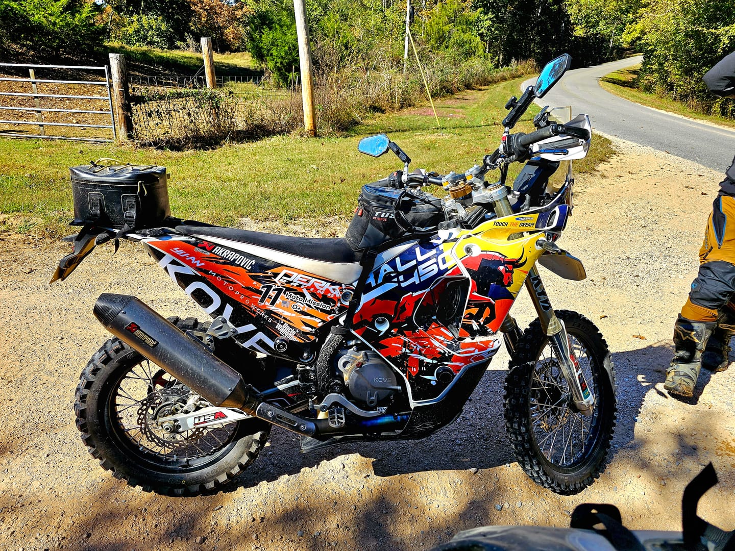 Customer photo review of KOVE 450 Rally GRAPHICS - "Striker" (Alpha)