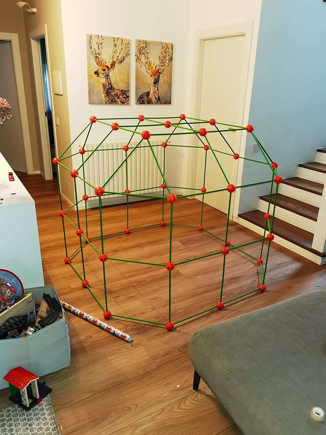Customer photo review of Montessori Glow Fort™– Costruisci il Tuo Rifugio Luminoso