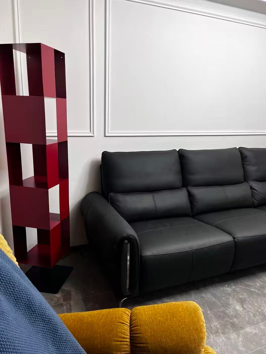 Customer photo review of KKUSO METAL SHELF - CUBI BORDEAUX RED