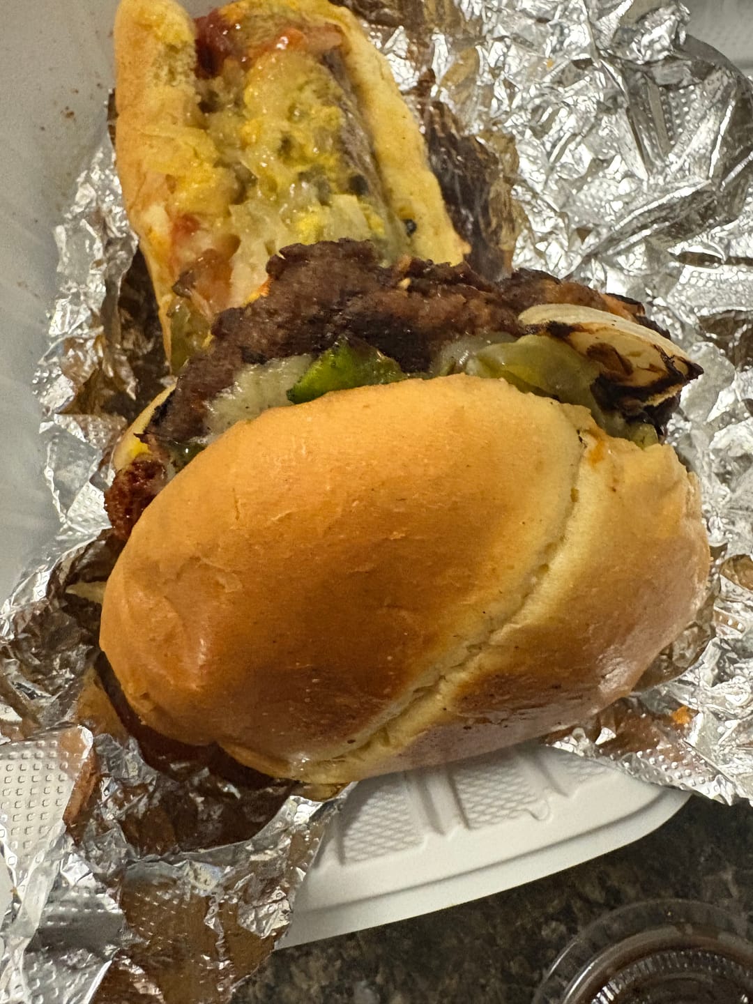 Customer photo review of The Juney B. Vegan Burger