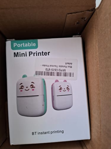 Customer photo review of PP03 Color Mini Photo Printer | MT53 Pocket Photo Color Printer