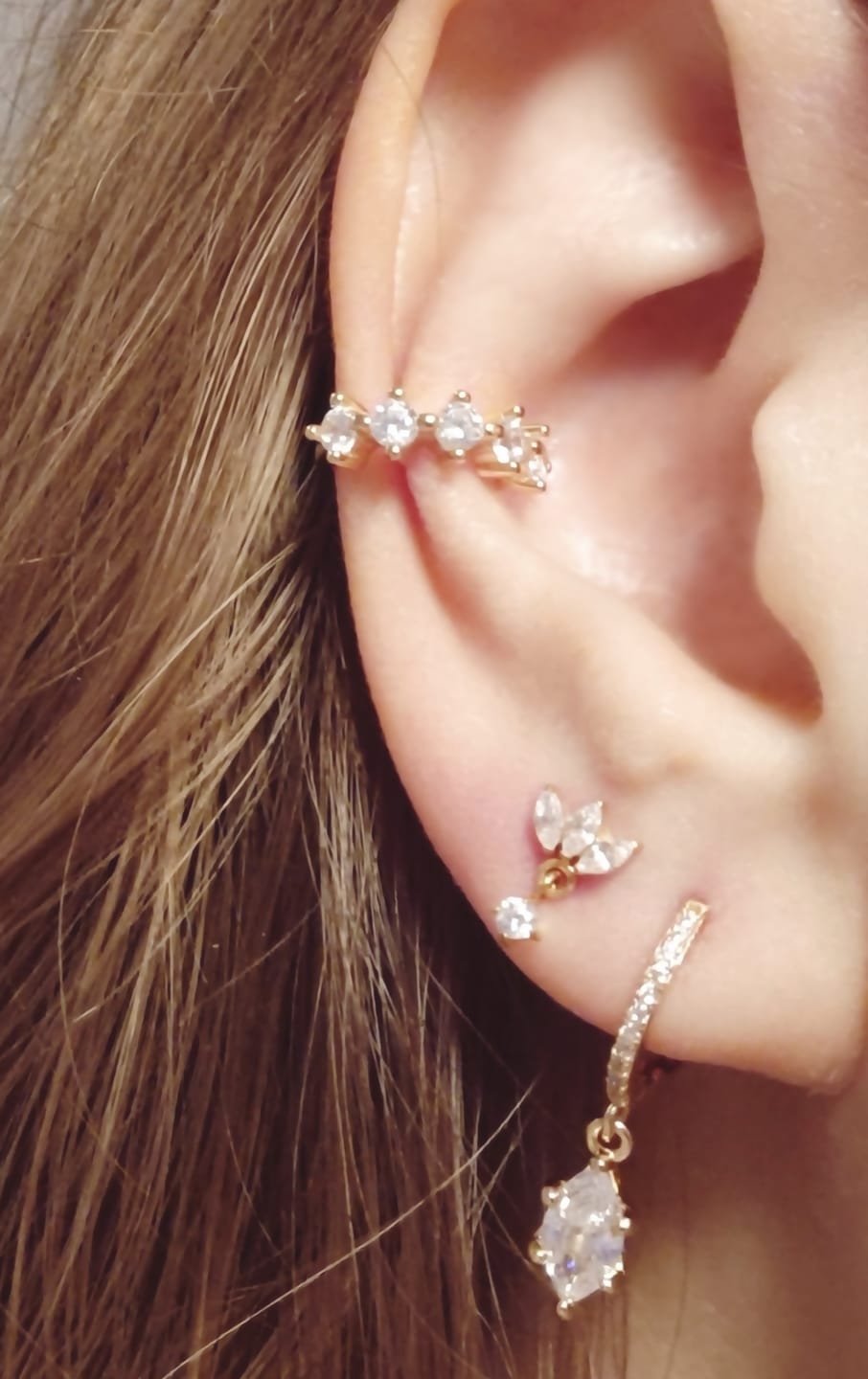 Customer photo review of Mila Ear Cuff | 925 Echtsilber