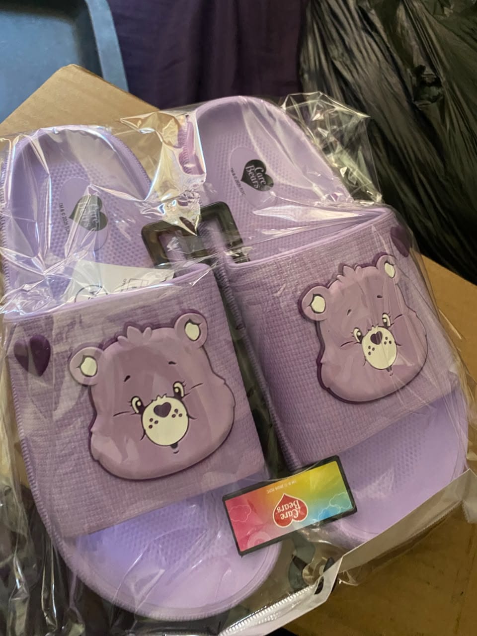 Customer photo review of Sandalia 3D Share Bear Púrpura para mujer - Ositos Cariñositos