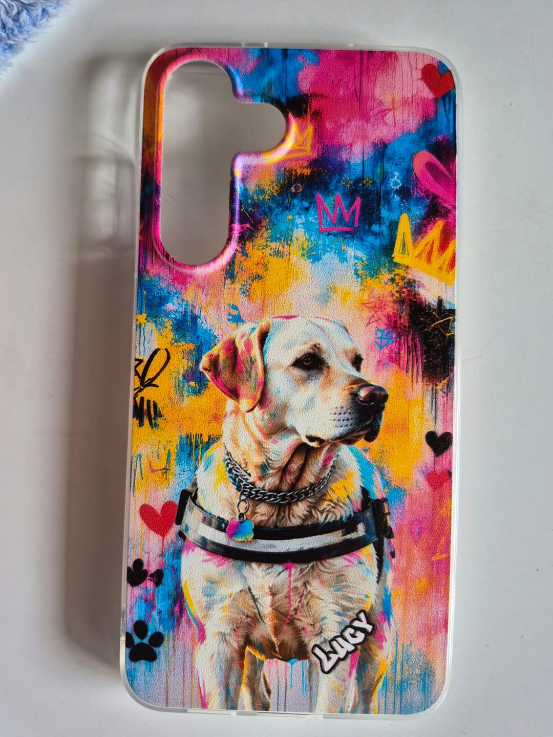 Customer photo review of Personalisierte Handyhülle - Graffiti