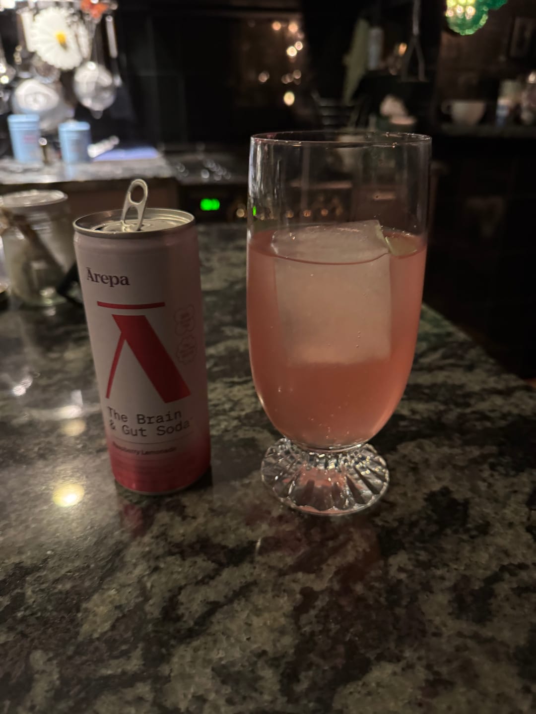 Customer photo review of The Brain & Gut Soda⁺ Raspberry Lemonade