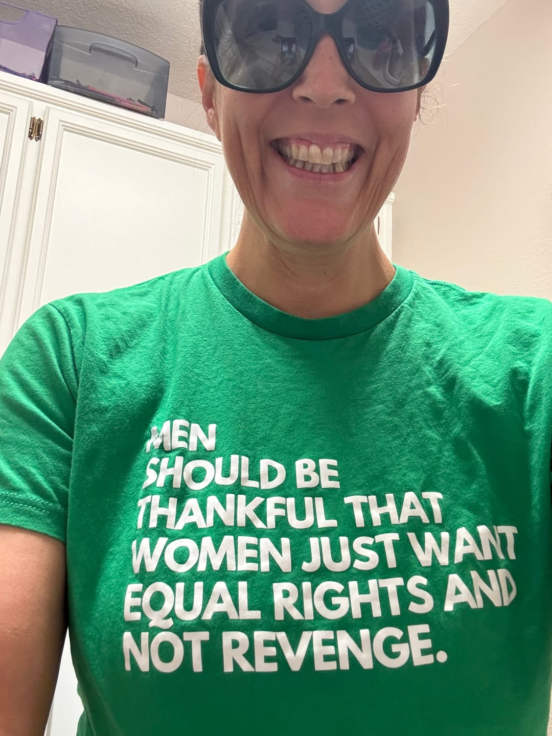 Customer photo review of Men Should Be Thankful Unisex T-Shirt