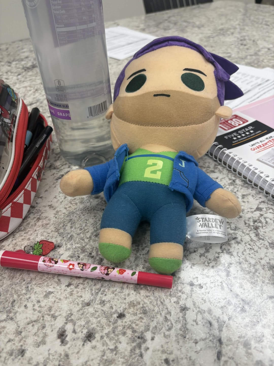 Customer photo review of Stardew Valley - Shane Collector's Plush