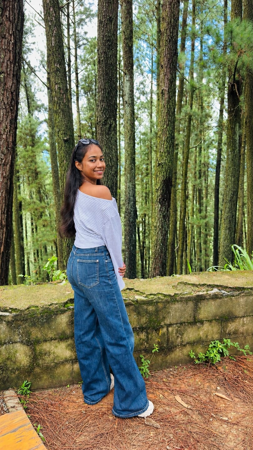 Customer photo review of Benson Off Shoulder Crop Top Grey
