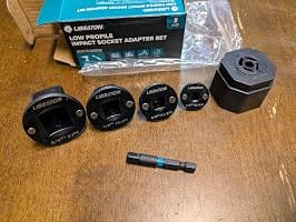 Customer photo review of Libraton 5PCS Low Profile Impact Socket Adapter Set, Magnetic Drive Converter