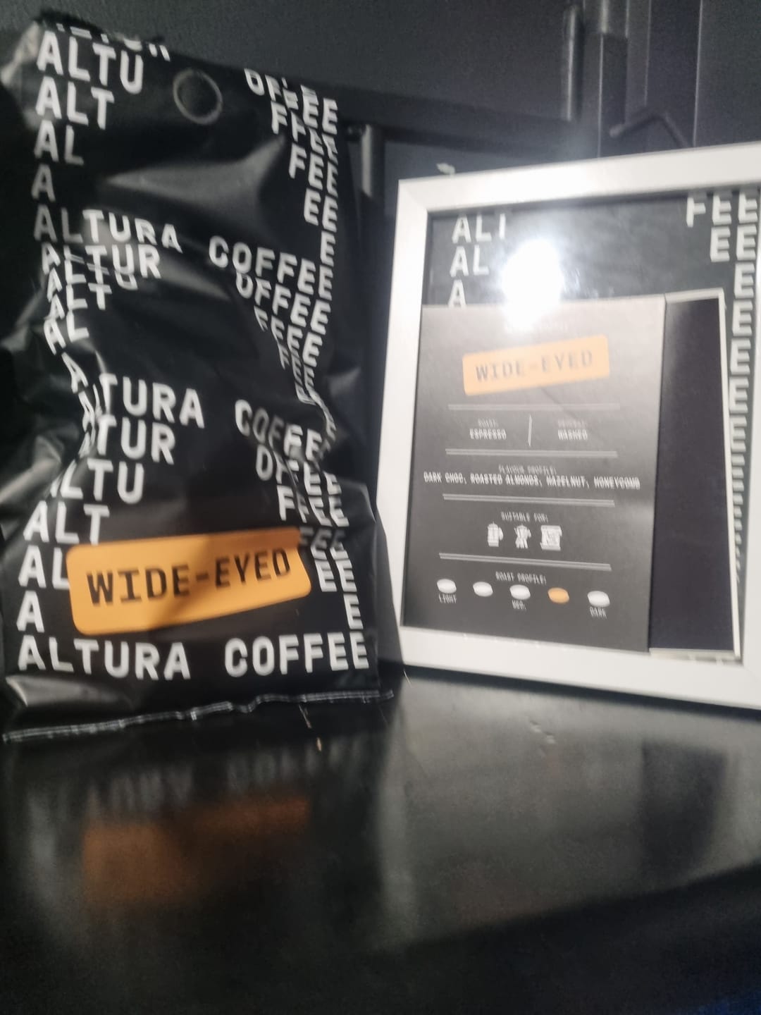 Customer photo review of Wide-Eyed - Espresso Blend