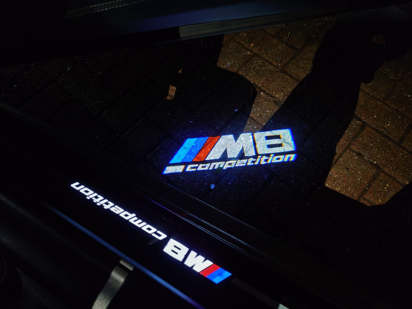 Customer photo review of BMW F SERIES DOOR LIGHTS