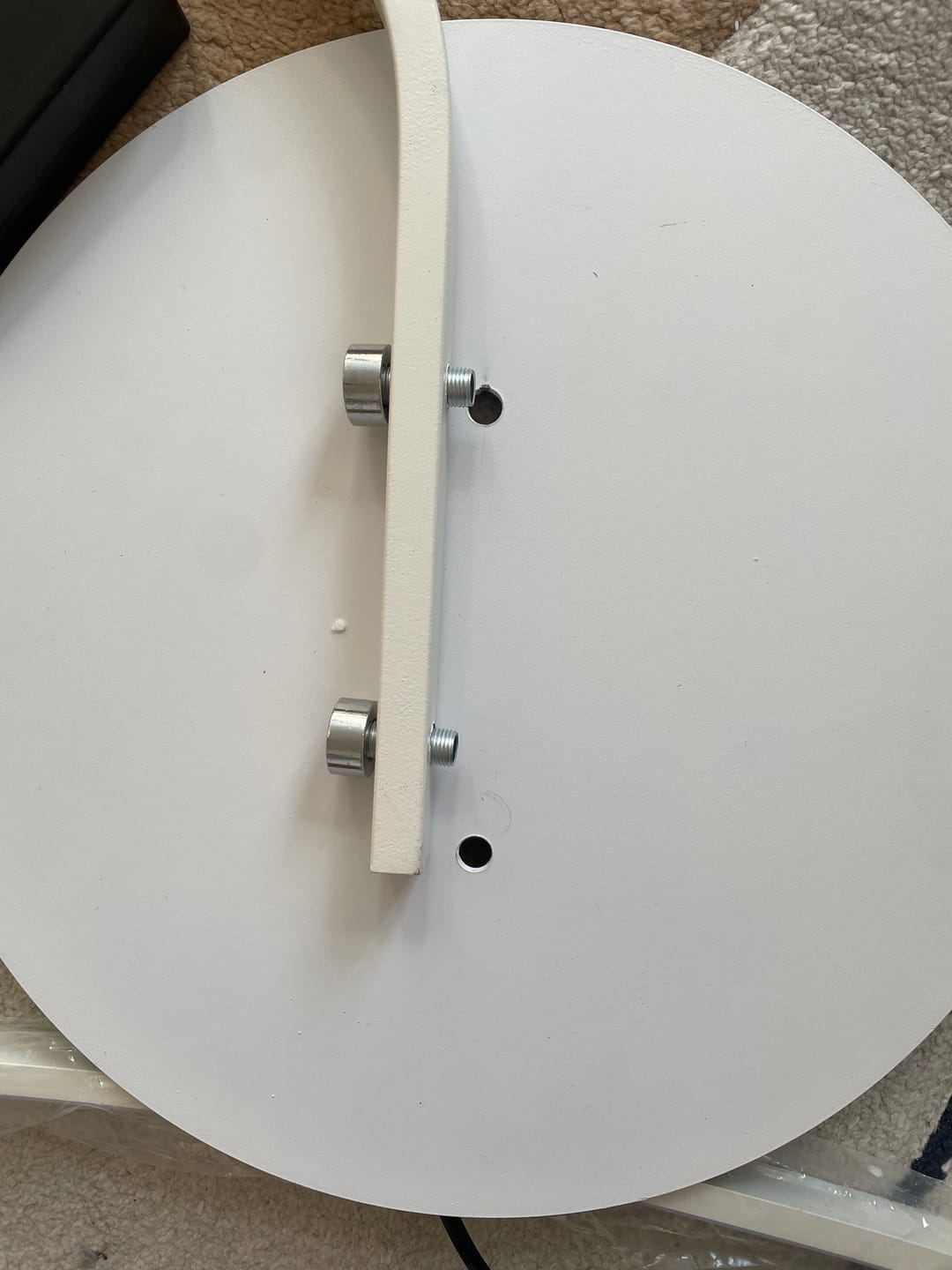 Customer photo review of Lampe de Chevet Lampadaire Nordique d'Angle Luxueux