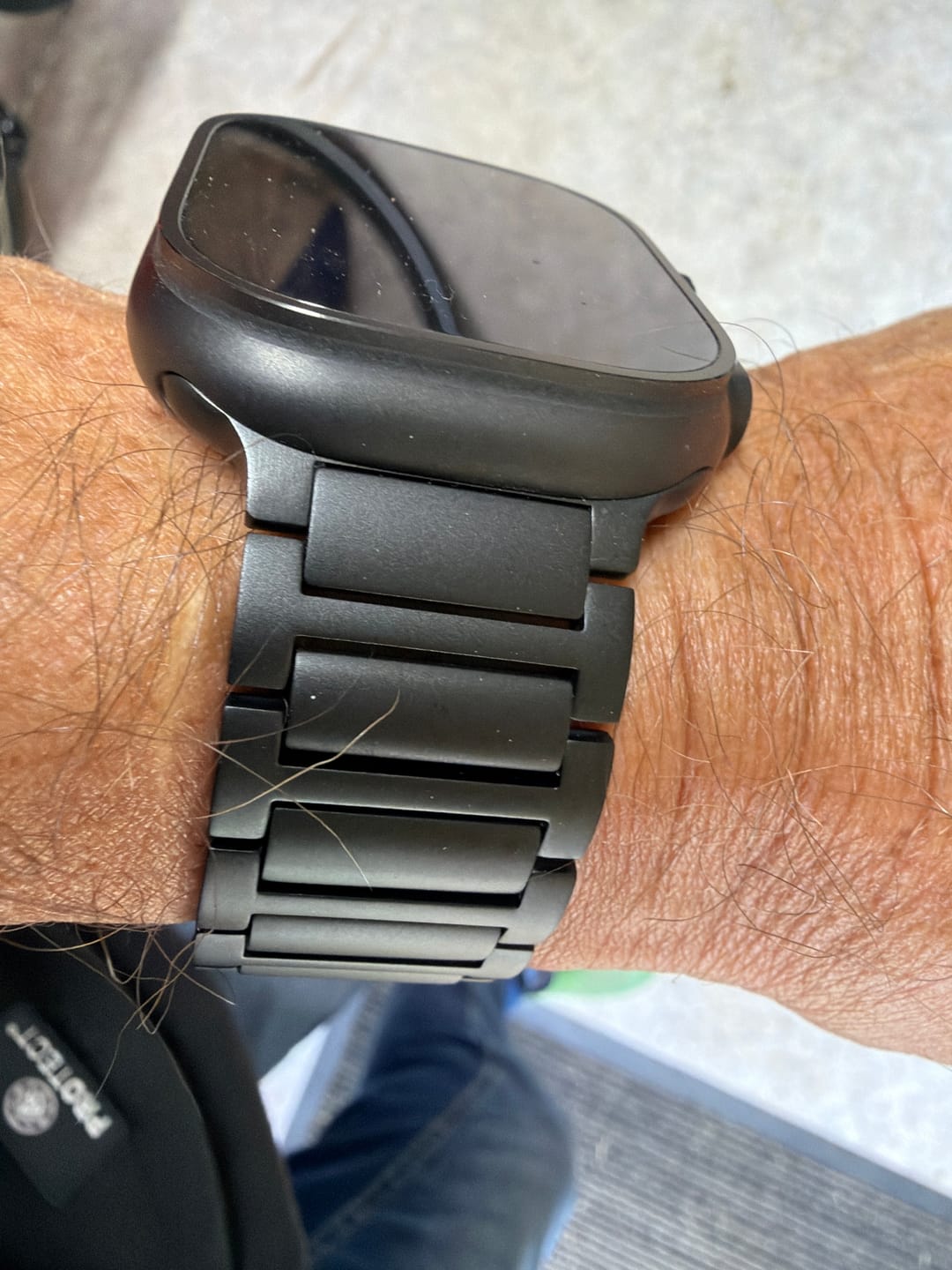 Customer photo review of arktisband Apple Watch Ultra Titanarmband „Raptor“