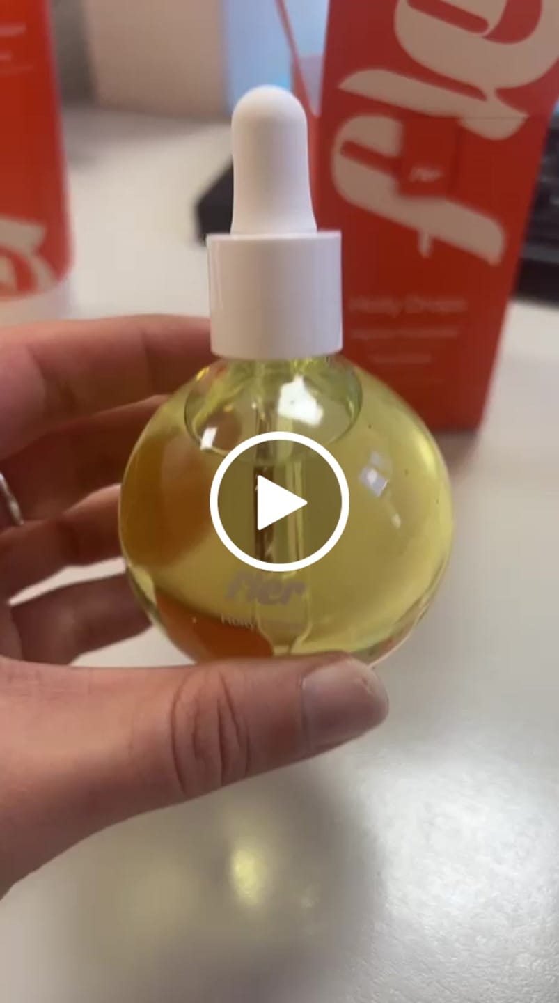 Customer video review of Hoily Drops