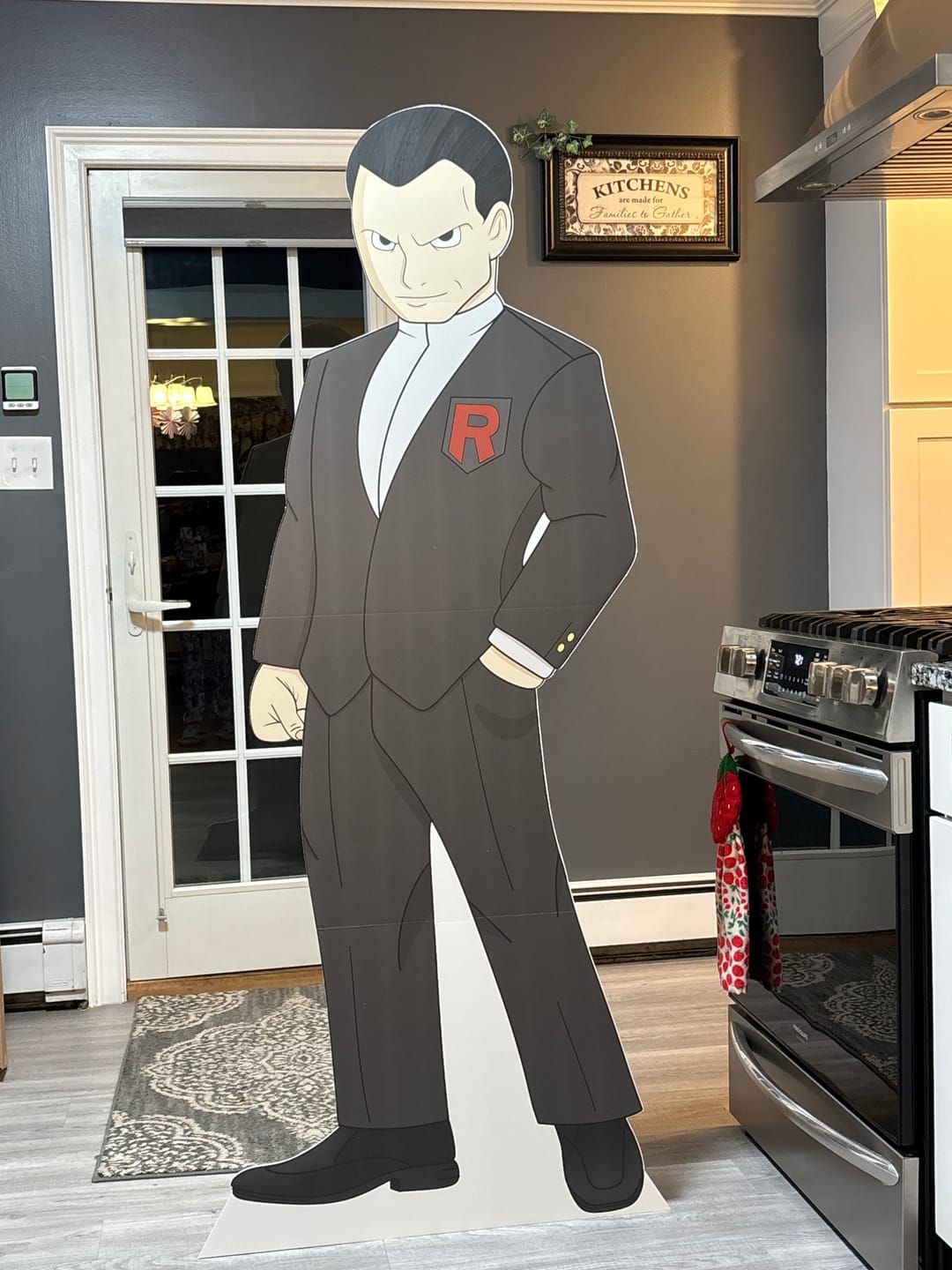 Customer photo review of Personalized Cardboard Cutouts | Custom Life Size Cutout